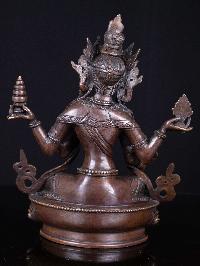 [lakshmi], [buddhist Handmade Statue, [chocolate Oxidized], High Quality