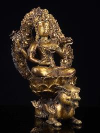 [wangchok Terwal Drolma], Buddhist Handmade Statue, [full Gold Plated], [face Painted], High Quality