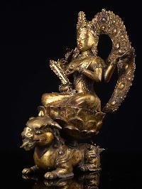 [wangchok Terwal Drolma], Buddhist Handmade Statue, [full Gold Plated], [face Painted], High Quality