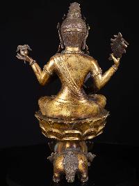 [wangchok Terwal Drolma], Buddhist Handmade Statue, [full Gold Plated], [face Painted], High Quality