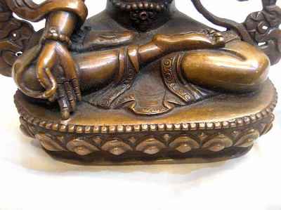 White Tara Statue, [chocolate Oxidized], [sold]