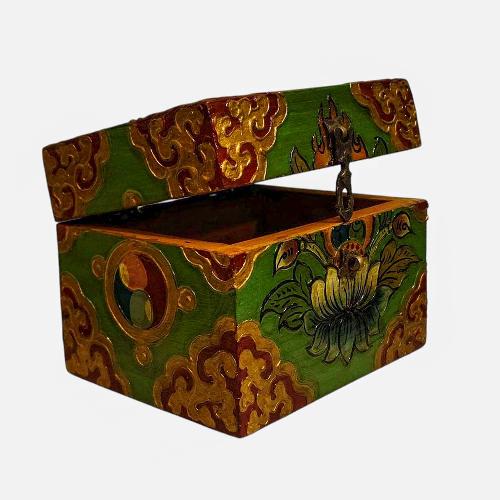 Wooden Tibetan Box-34385