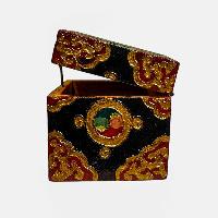 thumb3-Wooden Tibetan Box-34406