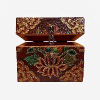 thumb2-Wooden Tibetan Box-34415