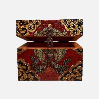 thumb2-Wooden Tibetan Box-34417