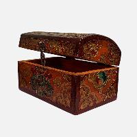 thumb2-Wooden Tibetan Box-34425