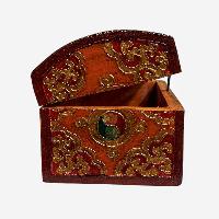 thumb3-Wooden Tibetan Box-34425