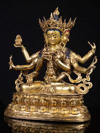 [namgyalma], Buddhist Handmade Statue, [full Gold Plated], [face Painted] And [high Quality]