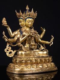 [namgyalma], Buddhist Handmade Statue, [full Gold Plated], [face Painted] And [high Quality]