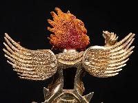 [garuda], Buddhist Handmade Statue, [full Gold Plated], [face Painted] And [high Quality]