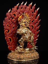 [yamantaka], Buddhist Handmade Statue, [full Gold Plated], [face Painted] And [high Quality]