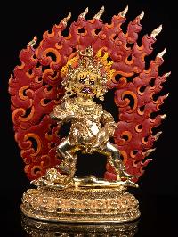 [yamantaka], Buddhist Handmade Statue, [full Gold Plated], [face Painted] And [high Quality]