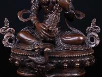 [saraswati], Buddhist Handmade Statue, [chocolate Oxidized], High Quality