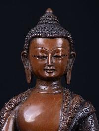 [amitabha Buddha], Buddhist Handmade Statue, [chocolate Oxidized], High Quality