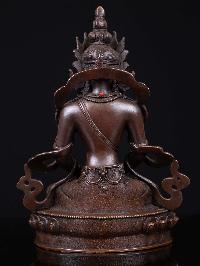 [aparimita], Buddhist Handmade Statue, [chocolate Oxidized], High Quality