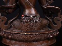 [green Tara], Buddhist Handmade Statue, [chocolate Oxidized], High Quality