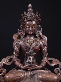 [aparimita], Buddhist Handmade Statue, [chocolate Oxidized], High Quality