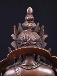 [aparimita], Buddhist Handmade Statue, [chocolate Oxidized], High Quality