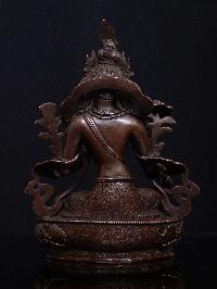 [green Tara], Buddhist Handmade Statue, [chocolate Oxidized], High Quality