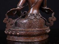 [vajrasattva], Buddhist Handmade Statue, [chocolate Oxidized], High Quality