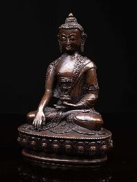 [shakyamuni Buddha], Buddhist Handmade Statue, [chocolate Oxidized], High Quality