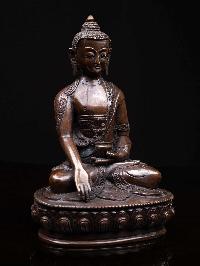 [shakyamuni Buddha], Buddhist Handmade Statue, [chocolate Oxidized], High Quality