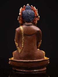 [shakyamuni Buddha], Buddhist Handmade Statue, [partly Gold Plated], [face Painted] And [high Quality]