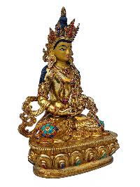 [aparimita], Buddhist Handmade Statue, [full Gold Plated], [face Painted], [stone Setting] And [high Quality]