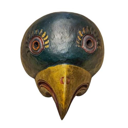 [garuda], Handmade Wooden Mask, Wall Hanging, Painted, Poplar Wood, High Quality