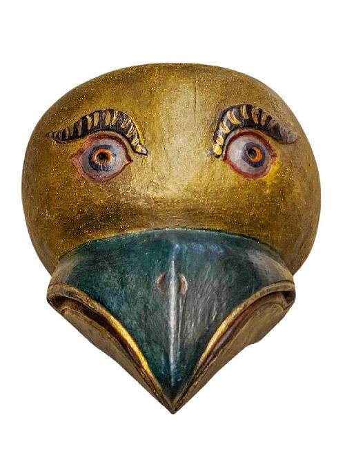 [garuda], Handmade Wooden Mask, Wall Hanging, Painted, Poplar Wood, High Quality