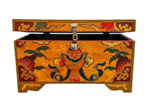 Wooden Tibetan Box-34594