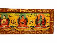 [pancha Buddha], Handmade Wall Hanging, [painted], High Quality