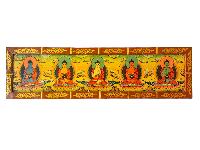 [pancha Buddha], Handmade Wall Hanging, [painted], High Quality