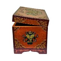 thumb2-Wooden Tibetan Box-34643