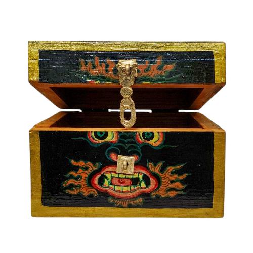 Wooden Tibetan Box-34645