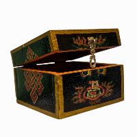 thumb2-Wooden Tibetan Box-34645