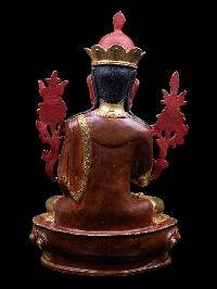 [nyamme Sherab Gyaltsin], Buddhist Handmade Statue, [half Gold Plated], [face Painted] And [high Quality]