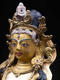 [sherab Chhama], Buddhist Handmade Statue, [half Gold Plated], [face Painted] And [high Quality]