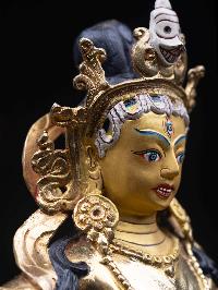 [sherab Chhama], Buddhist Handmade Statue, [half Gold Plated], [face Painted] And [high Quality]