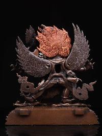 [vajrakilaya Shakti], Buddhist Handmade Statue, [chocolate Oxidized] And [high Quality]