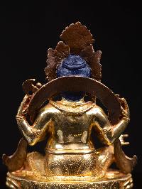 [ganesh], Buddhist Handmade Statue, [full Gold Plated], [face Painted] And [high Quality]