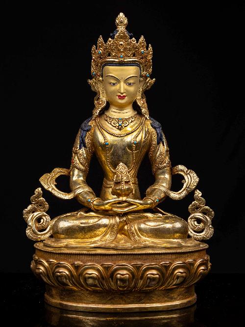 [aparimita], Buddhist Handmade Statue, [full Gold Plated], [face Painted] And [high Quality]