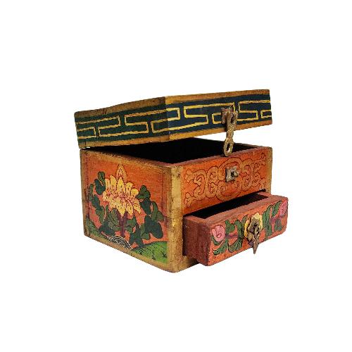 Wooden Tibetan Box-34877