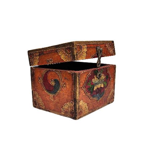 Wooden Tibetan Box-34878