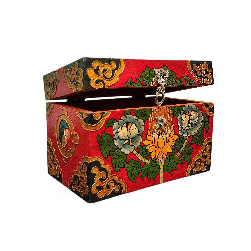 Wooden Tibetan Box-34885