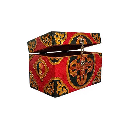 Wooden Tibetan Box-34886