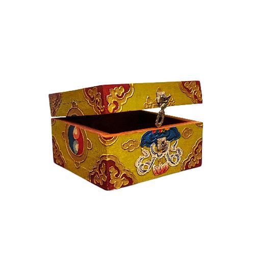 Wooden Tibetan Box-34891