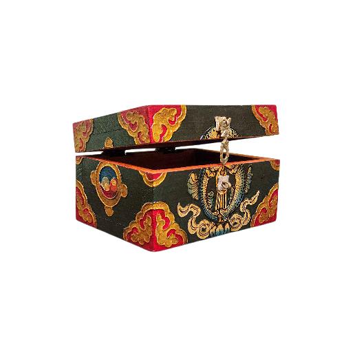 Wooden Tibetan Box-34892