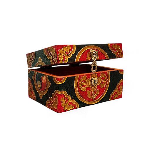 Wooden Tibetan Box-34893