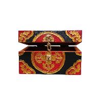 thumb2-Wooden Tibetan Box-34893